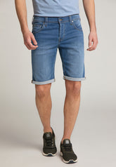 Mustang Chicago Męskie Szorty Krótkie Spodenki Denim Blue 1011731 5000 312